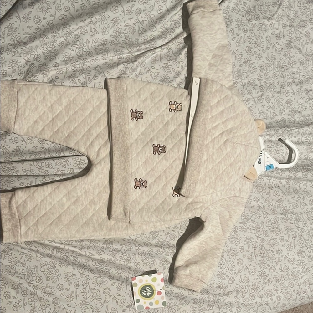 Little Me bear outfit+hat